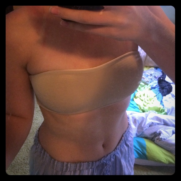 Nude Strapless Bra