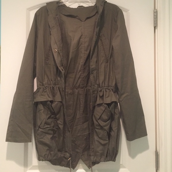 Green army jacket