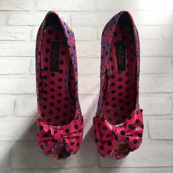 Iron fist skull fiesta skull platform polka dot - Picture 3 of 4