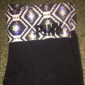 PINK VS CROPPED LEGGINGS