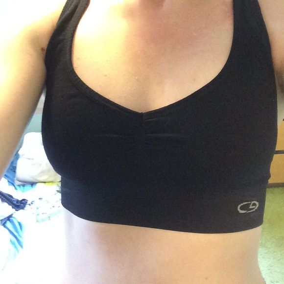 Black Comfy Sports Bra