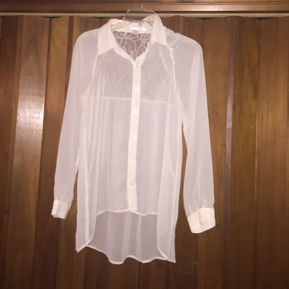 Lauren Conrad Button Up Shirt - Picture 1 of 3