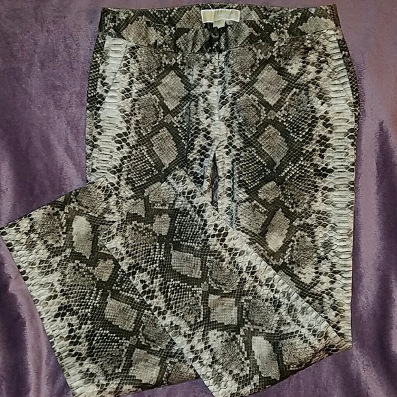 SOLD !! Michael kors python snake pants - Picture 1 of 4