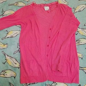 Pull&Bear Pink Cardigan