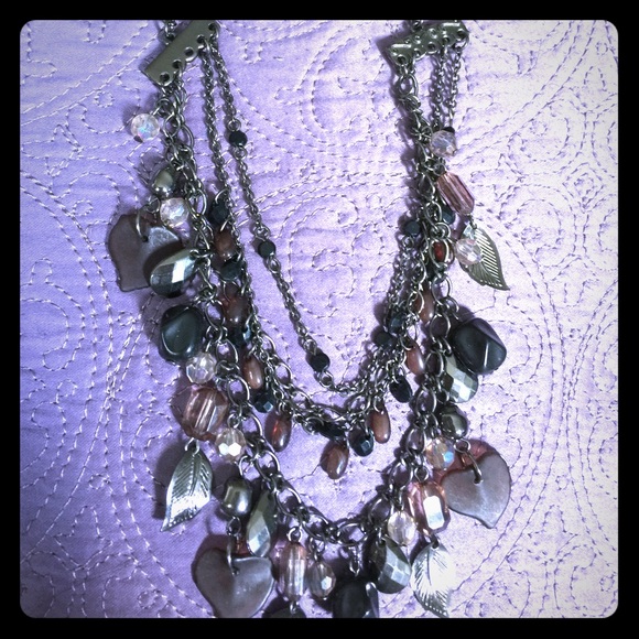 SILVER/PINK/STONE JEWELRY