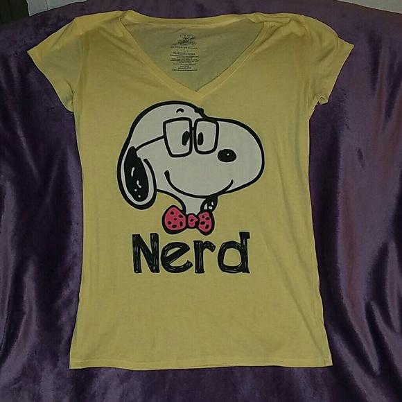 Snoopy nerd shirt