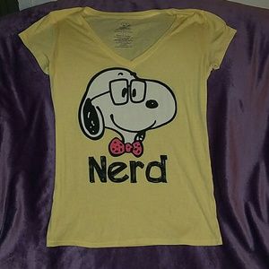 Snoopy nerd shirt