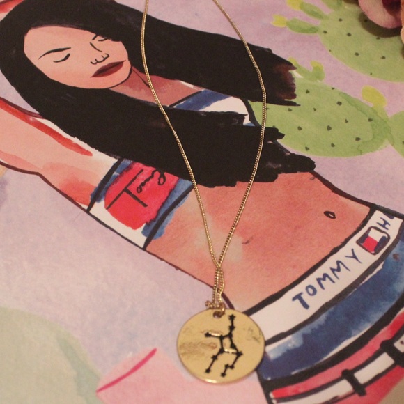 Charlotte Russe Jewelry - Virgo Constellation Gold Necklace
