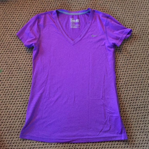 Nike Dry Fit Vneck Shirt - Picture 1 of 4