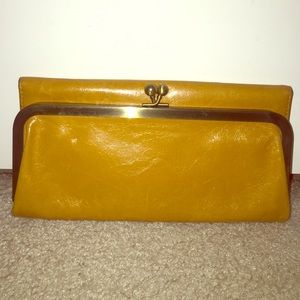 Hobo Rachel trifold wallet/clutch Harvest gold