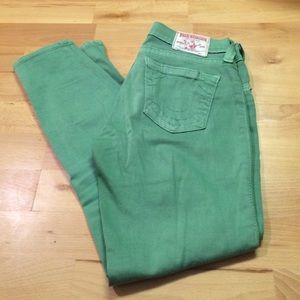 True Religion Cropped Denim Pants