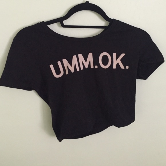Umm. Ok. Adorable crop top
