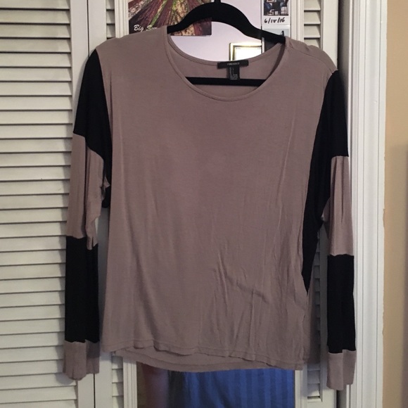 Purple ish black Forever 21 long sleeve top