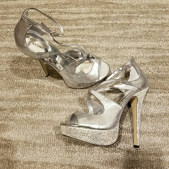 Audrey Brooke Silver Heels