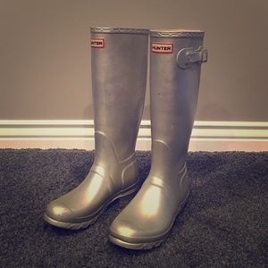 Silver Hunter Boots
