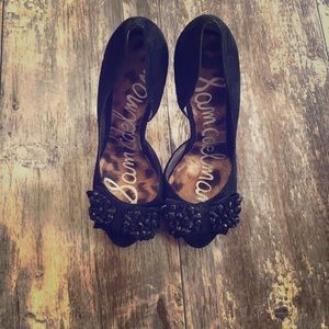 Sam Edelman black suede high heels!!