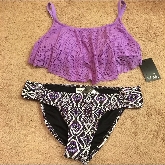 Purple bikini