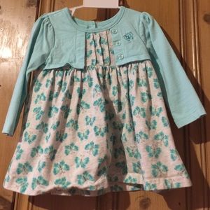 cute baby blue dress for baby girls