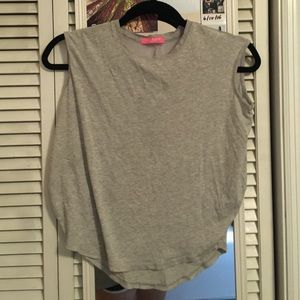 Grey muscle tank