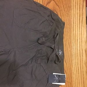 NWT Calvin Klein Capri army green size med