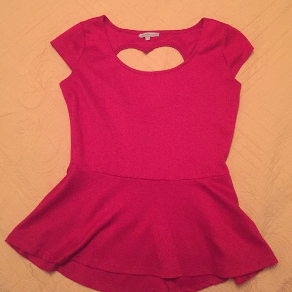 Charlotte Russe peplum top