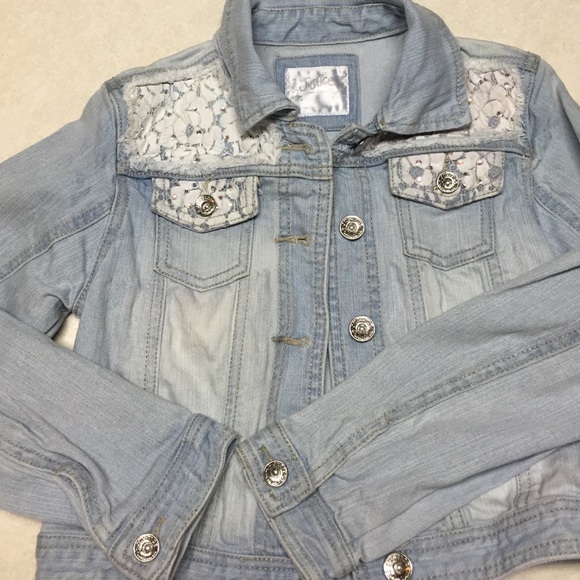 Girls Justice brand jean jacket