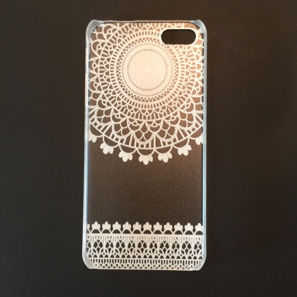 iPhone 5 s se 6 6s 6+ 6s+ Henna Boho Hard case - Picture 1 of 2