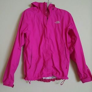 Pink noethface wind breaker