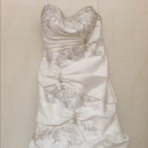 White wedding dress
