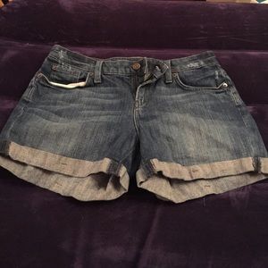 Distressed Denim Banana Republic Shorts