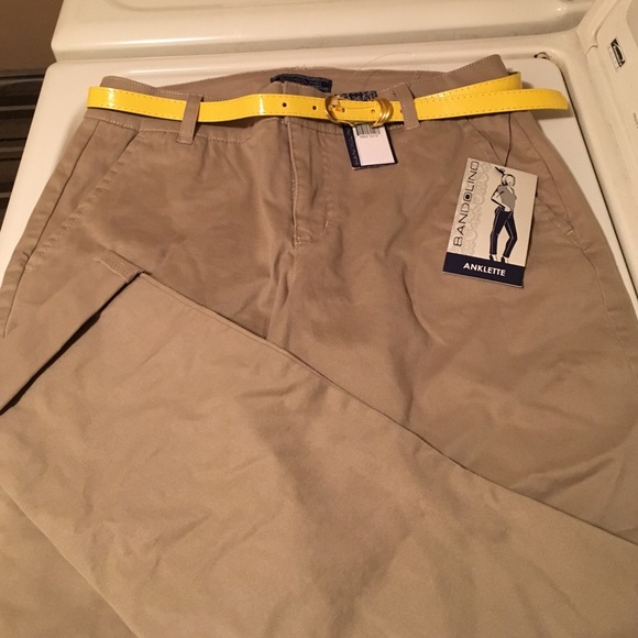 NEW BANDOLINO Cotton Anklet Pants