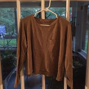 Madewell brown pocket t-shirt