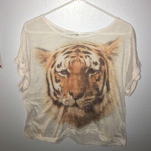 burn-out tiger top