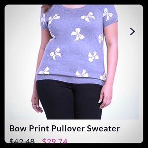 Torrid bow sweater
