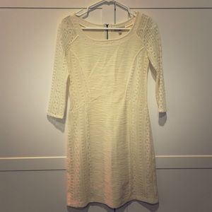Anthropologie Laced Frost Dress. Never worn. Small