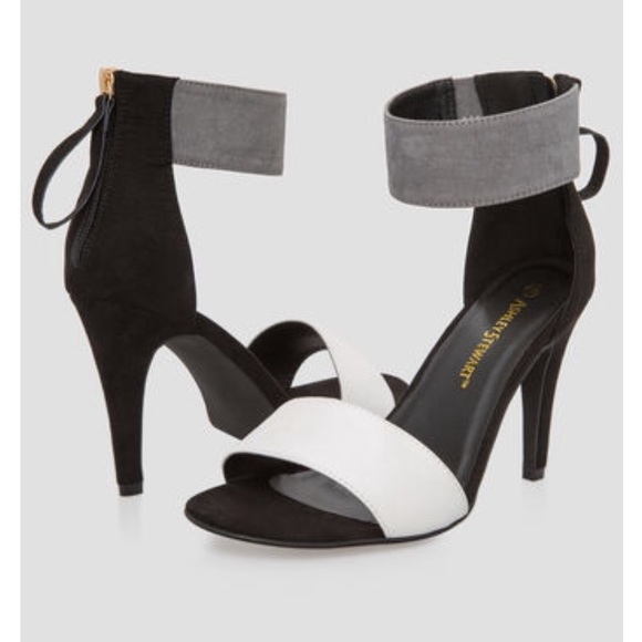 Color block heels