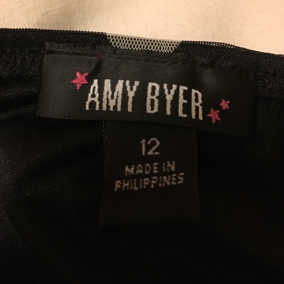 Polkadot black and white dress - Picture 3 of 4