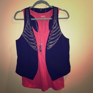 Express cotton vest.