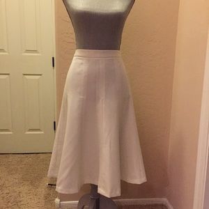 🌱 Classy White Flare Dress