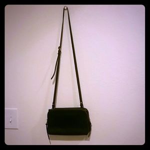 Madewell crossbody black leather purse