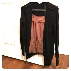 All seasons deLia's black cardigan.