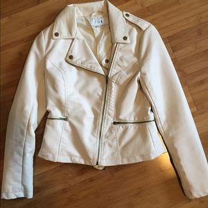 Faux leather jacket