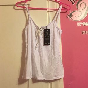 Lace Up Cami Top