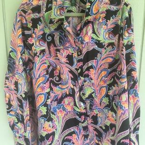 Ralph Lauren paisley blouse.