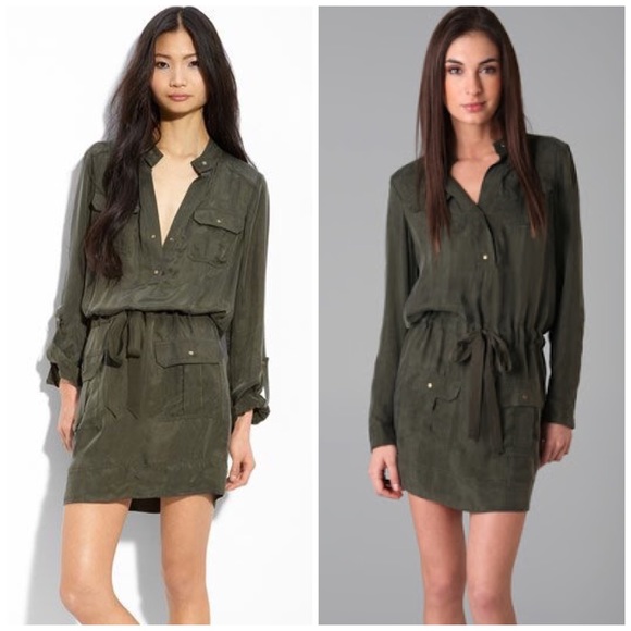 Olive Green Dress