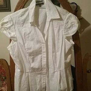 White cotton blouse
