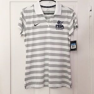 BRAND NEW! Women's Striped Dri Fit Polo