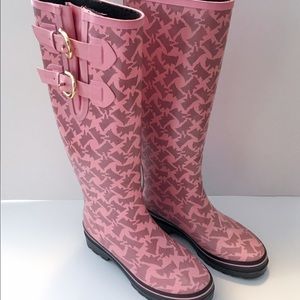 Juicy Couture Pink Rain Boots