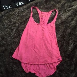 Pink Hollister tank