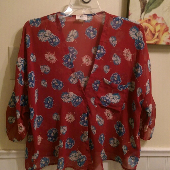 Pins and Needles kimono style top.
